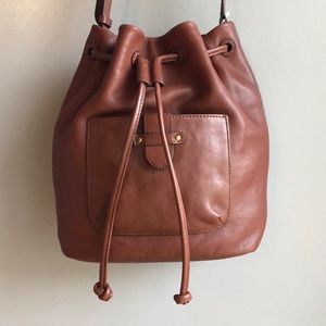 Frye crossbody bucket